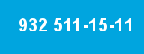 932 511-15-11